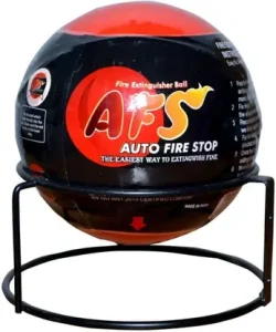 AFS Fire Ball with Stand ( AUTO FIRE OFF ) Pack of 1 Balls Fire Extinguisher Mount  (2 kg)